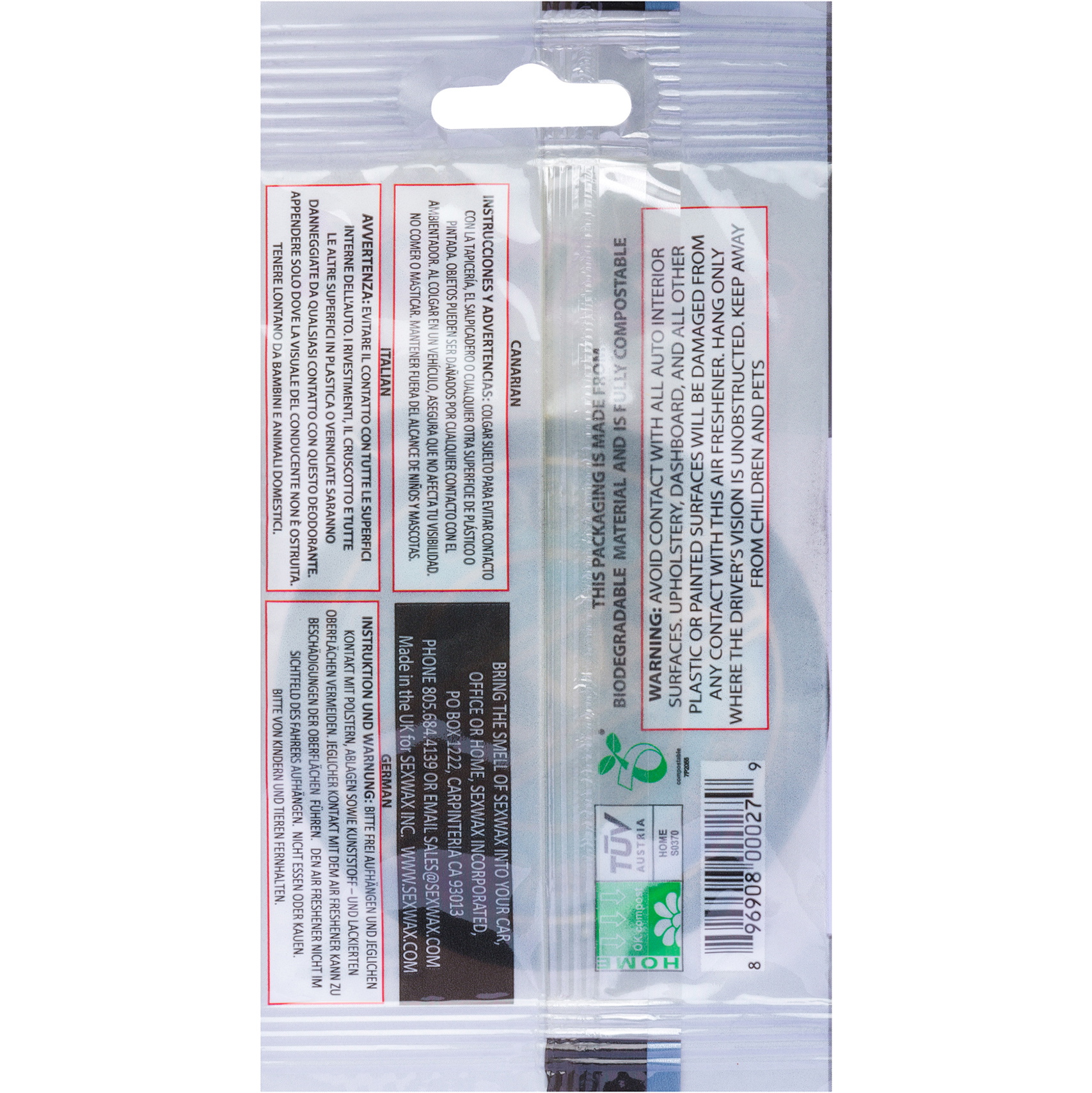 2026 Sex Wax Désodorisant Swaf - Raisin